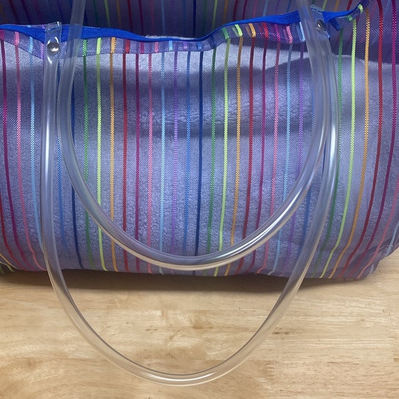 Loteria Colorful Striped Tote Bag - Picture 9 of 10